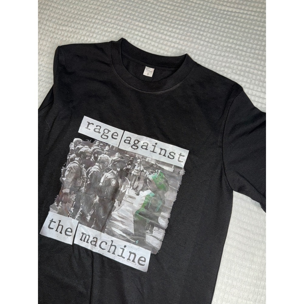 Rage Against the Machine T-Shirt Womens Small Black Graphic Tee